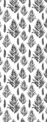 Store enrouleur à feuilles peintes
