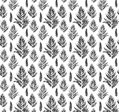 Store enrouleur à feuilles peintes