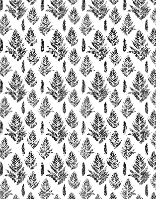 Store enrouleur à feuilles peintes
