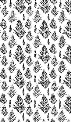 Store enrouleur à feuilles peintes