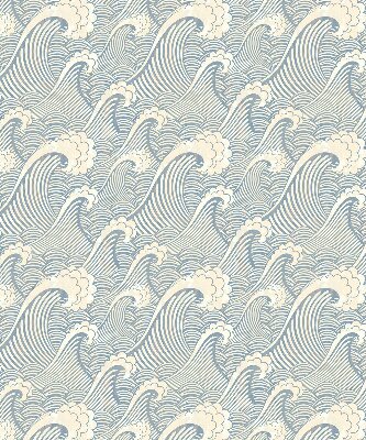 Store intérieur fenêtre à motif de vagues d'eau