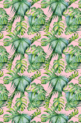 Store intérieur fenêtre variétés de feuilles tropicales