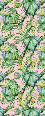 Store intérieur fenêtre variétés de feuilles tropicales