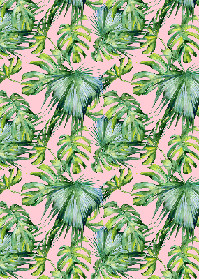 Store intérieur fenêtre variétés de feuilles tropicales