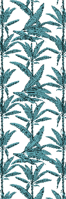 Feuilles de palmier store enrouleur