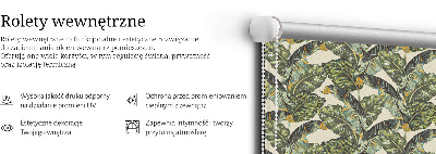 Store intérieur feuilles