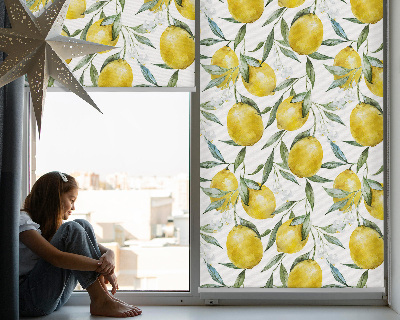 Store intérieur fenêtre aux citrons