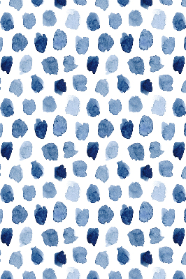 Store enrouleur taches peintes en bleu
