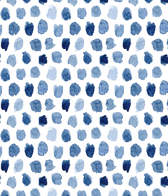 Store enrouleur taches peintes en bleu