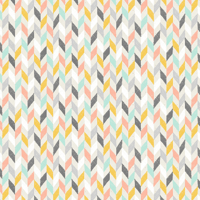 Store enrouleur à chevrons colorés
