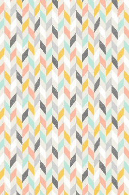 Store enrouleur à chevrons colorés