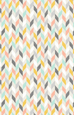 Store enrouleur à chevrons colorés