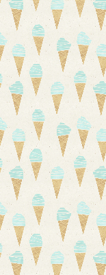Store enrouleur de glace en cornet