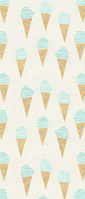Store enrouleur de glace en cornet