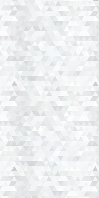 Store intérieur avec motif triangulaire gris