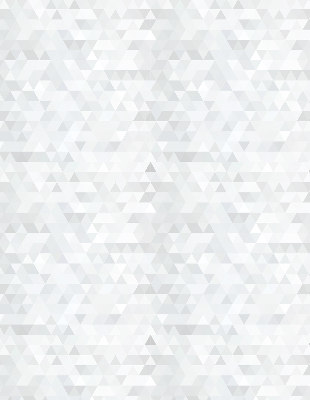 Store intérieur avec motif triangulaire gris