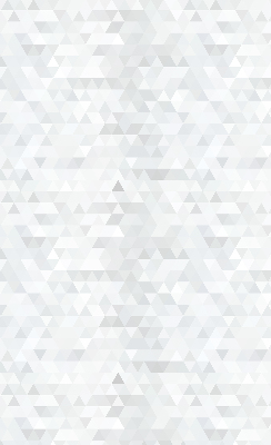 Store intérieur avec motif triangulaire gris