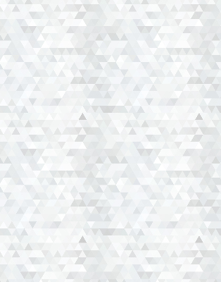 Store intérieur avec motif triangulaire gris