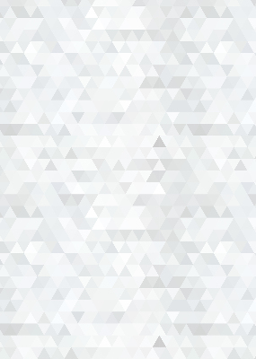 Store intérieur avec motif triangulaire gris