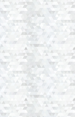 Store intérieur avec motif triangulaire gris