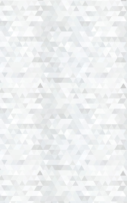 Store intérieur avec motif triangulaire gris