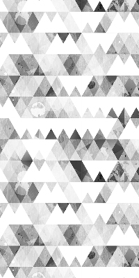 Store enrouleur de motif triangulaire gris
