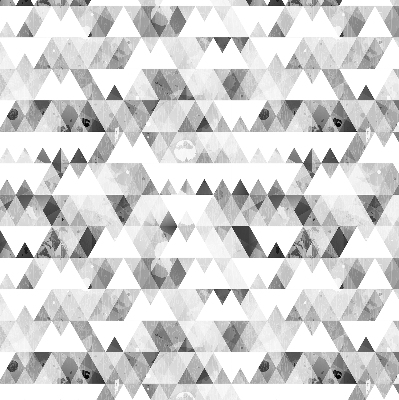 Store enrouleur de motif triangulaire gris