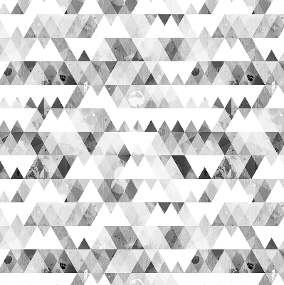 Store enrouleur de motif triangulaire gris