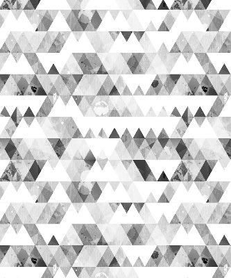 Store enrouleur de motif triangulaire gris