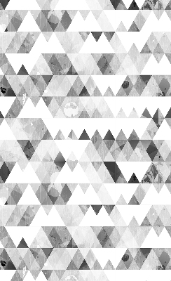 Store enrouleur de motif triangulaire gris