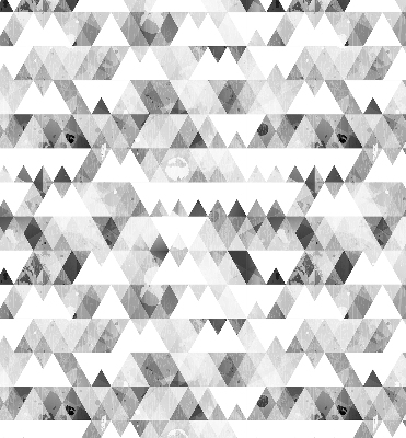 Store enrouleur de motif triangulaire gris