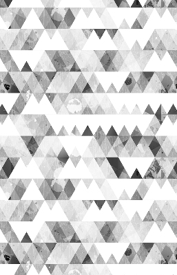 Store enrouleur de motif triangulaire gris