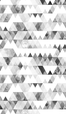 Store enrouleur de motif triangulaire gris