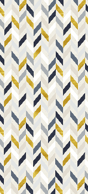 Store enrouleur à chevrons colorés