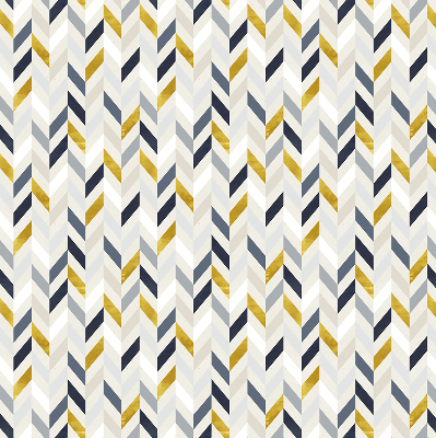 Store enrouleur à chevrons colorés