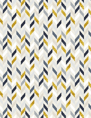 Store enrouleur à chevrons colorés