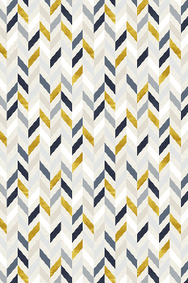Store enrouleur à chevrons colorés