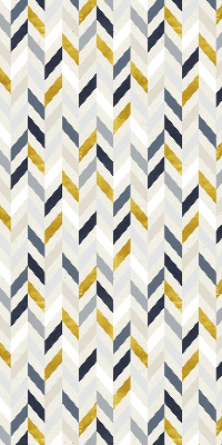 Store enrouleur à chevrons colorés