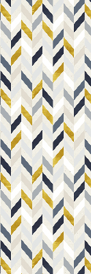 Store enrouleur à chevrons colorés