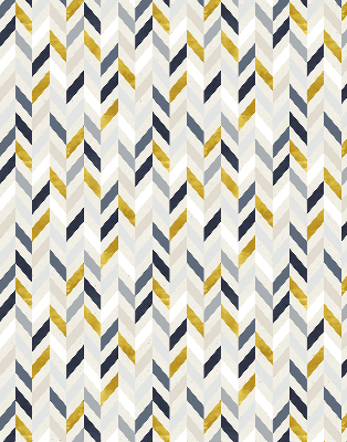 Store enrouleur à chevrons colorés