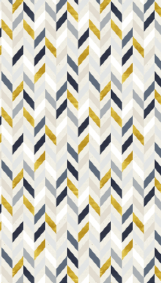 Store enrouleur à chevrons colorés