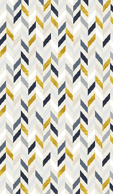 Store enrouleur à chevrons colorés