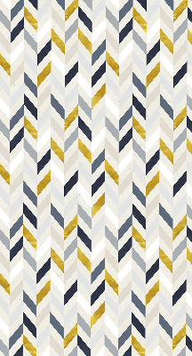 Store enrouleur à chevrons colorés