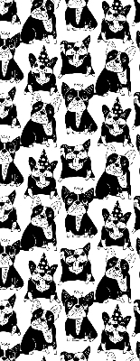 Chiens dessinés pour intérieur