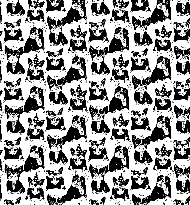 Chiens dessinés pour intérieur