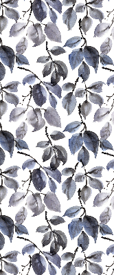 Store enrouleur avec feuilles sombres