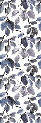 Store enrouleur avec feuilles sombres