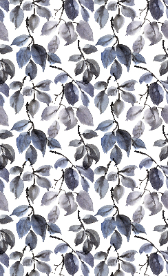 Store enrouleur avec feuilles sombres