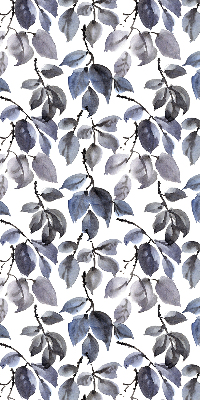 Store enrouleur avec feuilles sombres