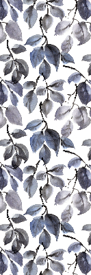 Store enrouleur avec feuilles sombres